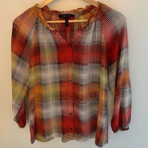 BCBG vintage silk blouse